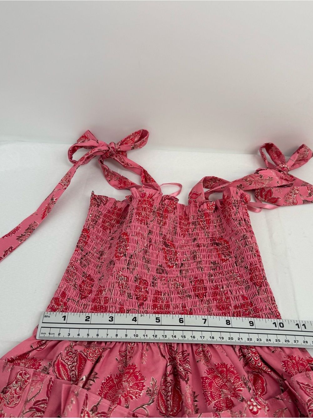 Hill House Home Ribbon Charlotte Nap Dress Size S Pink Romantic Cottagecore - Picture 9 of 11